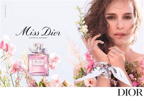 who advertises Dior perfume